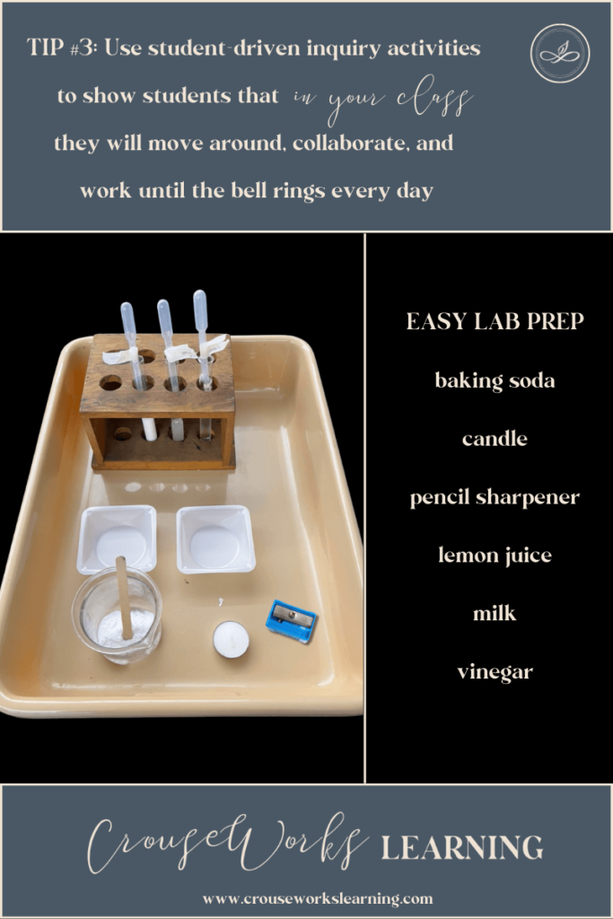 A lab on physical and chemical changes and properties