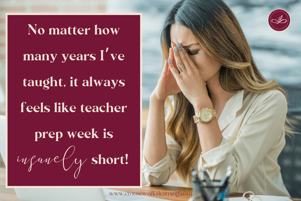 Teacher has back to school teacher anxiety and #SundayScaries