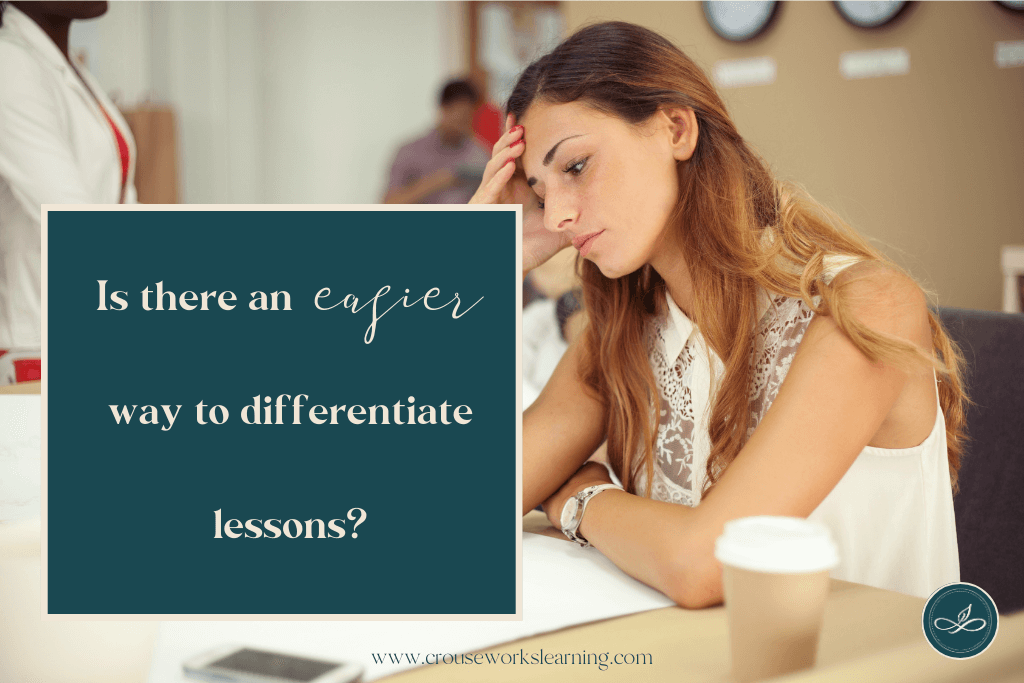 Teacher is struggling with how to implementation differentiation in education